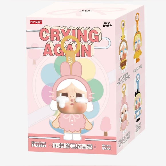 Popmart Other - CRYBABY Crying Again Series-Vinyl Face Plush Blind Box